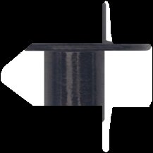 F3018100075 PVS Chiodo a percussione zincato nero, Misure: 4,3X26/18, cf=200pz, Art. 35220E0401800 Friulsider