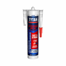 E37880012 TYTAN ADESIVO di MONTAGGIO FIX2 TURBO GT ultra rapido a base di polimeri MS colore bianco cartuccia da 290 ml art.100413...