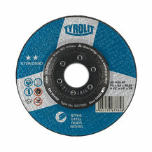 F3036CD310 Disco ABRASIVO TAGLIO FERRO 115x2,5 STANDARD per smerigliatrice art.367781 Tyrolit
