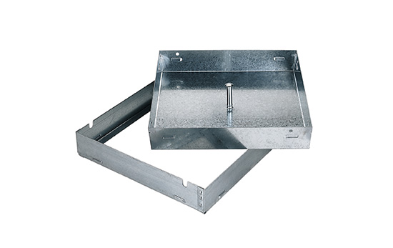 F3175PIH525 ZINCATO H5 CHIUSINO/coperchio da riempimento lamiera mis.250x250x50 mm art.CHZI5.25/7001 Casagrande/Gridiron