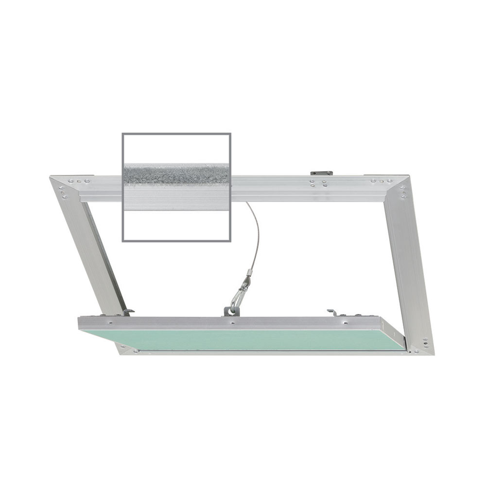 E20030500 BOTOLA CON ANTA DORIKA per controsoffitto/controparete cartongesso mm.300X300 art.NAMCP04022BD Akifix