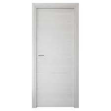 E37870016 35A+35B ANTA 90X210 VENERE-SIMPLY 70 LPN BATTENTE PORTA rever per INTERNI laminato bianco (telaio+coprifil)LFM 100X215  ...