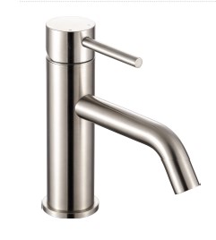 E3951ARK100 MISCELATORE LAVABO in ACCIAIO serie TEKNO con PILETTA CLICK CLACK 1