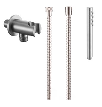 E3951ARK108 COMPLETO DOCCIA ARTIST in ACCIAIO serie TEKNO, flessibile CM 150 ACCIAIO 304 Art. ARK108 rubinetteria Arkitea