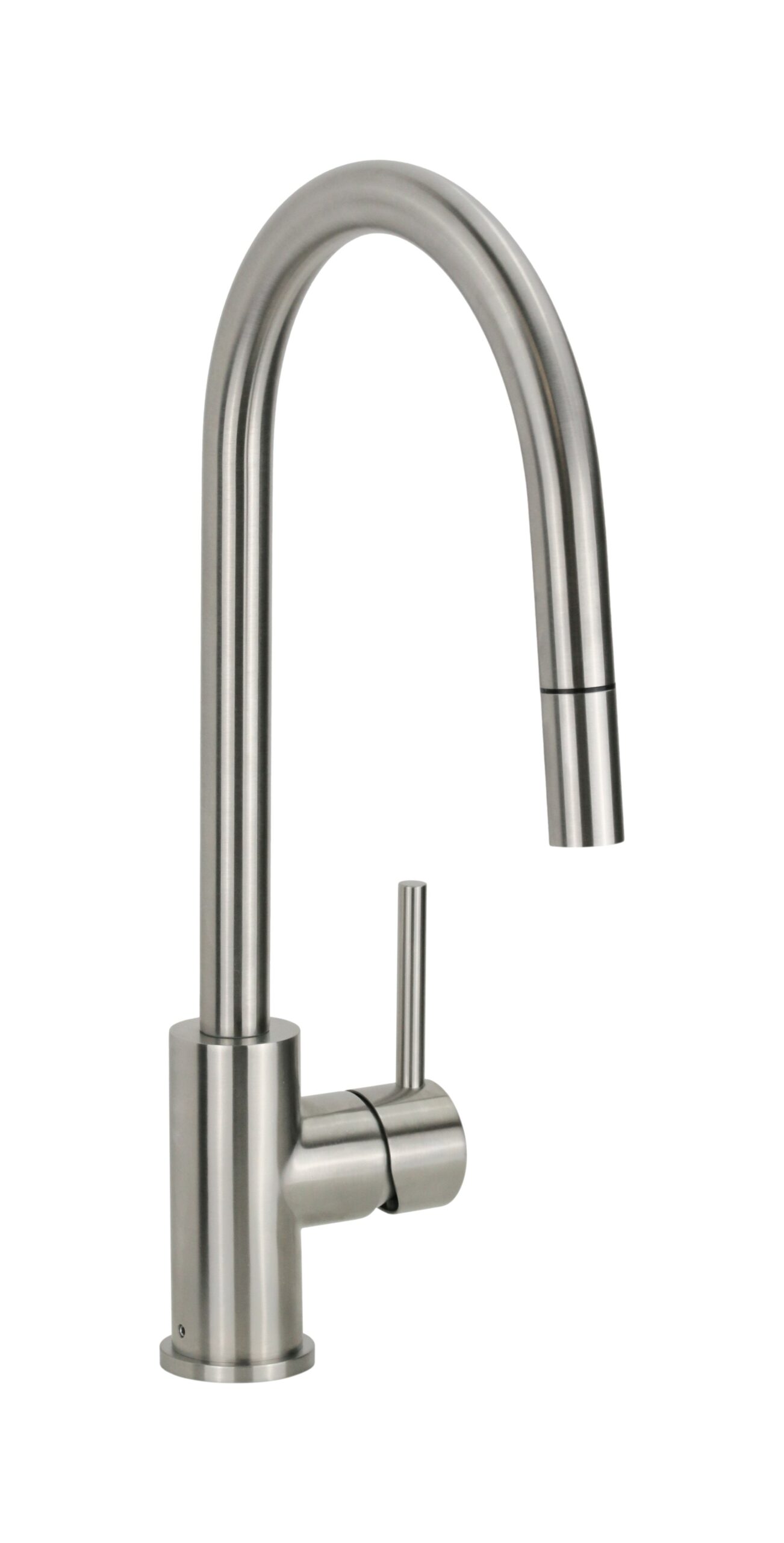 E3951ARK109 MISCELATORE CUCINA con DOCCIA ESTRAIBILE serie TEKNO in ACCIAIO, flessibile e kit di fissaggio Art. ARK109 rubinetteria ...