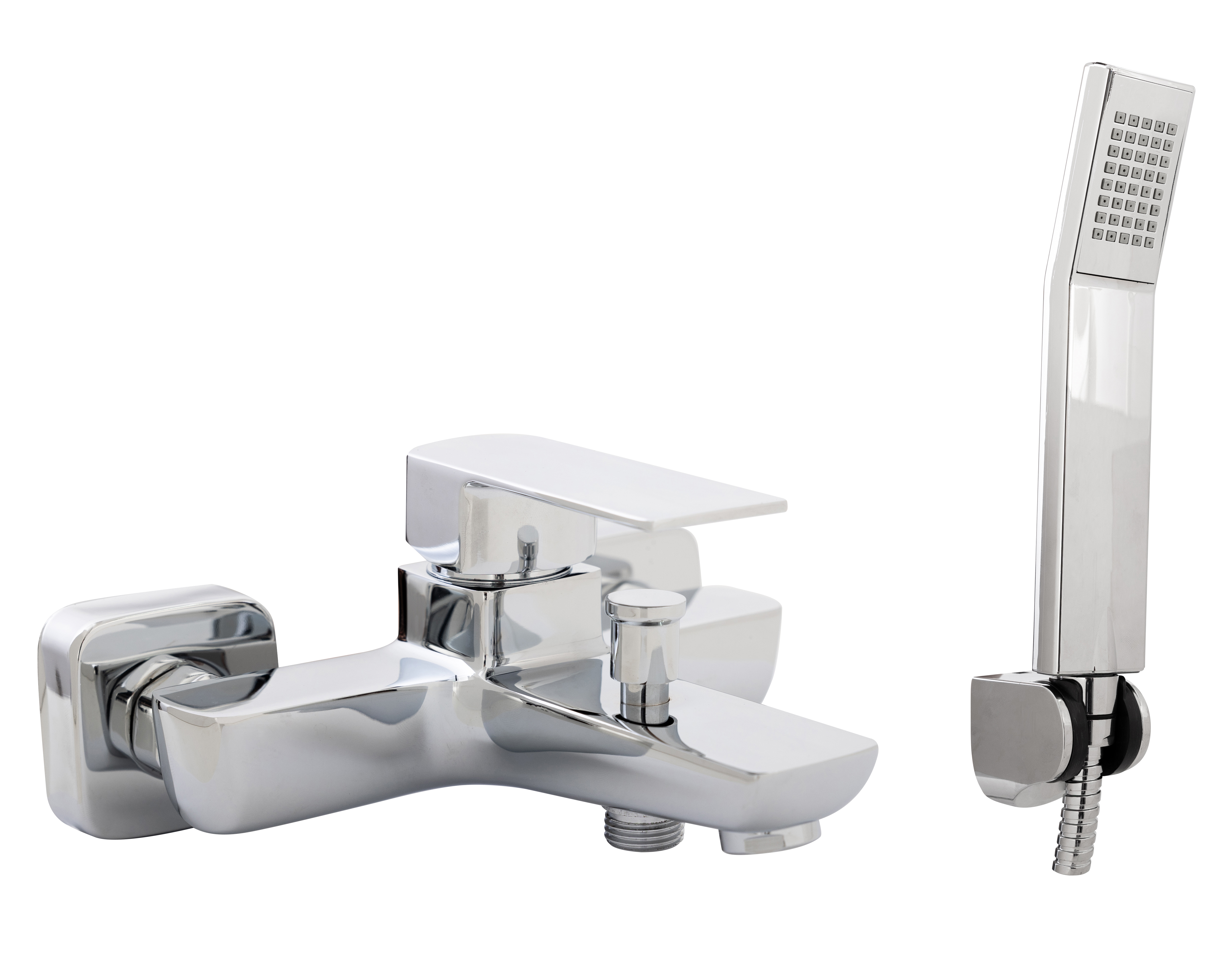 E3951ARK205 MISCELATORE VASCA serie HITO ottone cromato con KIT DOCCIA, FLESSIBILE, SUPPORTO e DOCCIA Art. ARK205 rubinetteria Arkit...