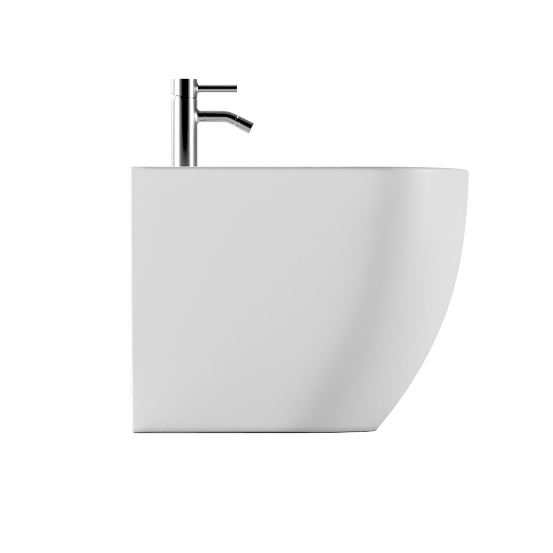 E3951SK3BPBL54 Art.SK3BPBL54 BIDET BURANO A TERRA 54 BIANCO LUCIDO compreso di fissaggi SK2FIX7 ARKITEA sanitari