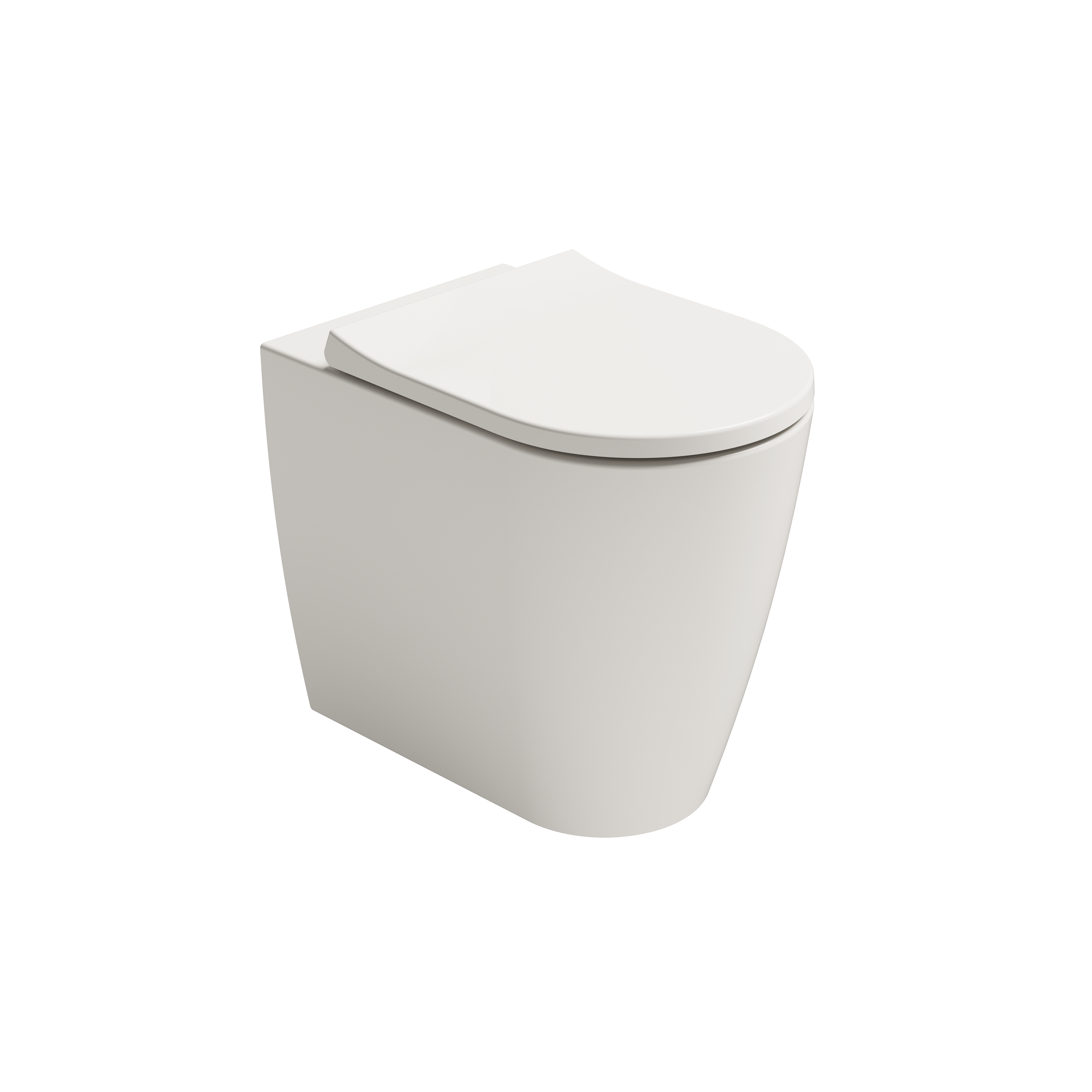 E3951SK4VPBO57 Art.SK4VPBO57 VASO/water TORCELLO A TERRA 57 BIANCO OPACO compreso di fissaggi SK2FIX7 ARKITEA sanitari