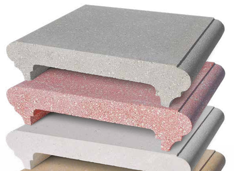 E3979CMS05GR GRIGIO COPERTINA sp interno 22 cm in cemento METROSPECIAL da 1 ML GRIGIO (larghezza esterna 28cm) Art. CMS-05GR Emic