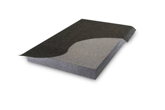 E3987TPANB15635 TREVEN PAN BLACKPOR 1500 sp 60mm pannello EPS ACCOPPIATO GUAINA ARDESIATA 3.5KG (1bc =24mq) Art. T.PAN.B15/6.PG35-12 Ell...