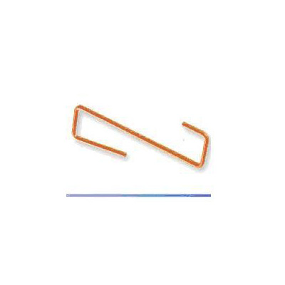 F30845100 Gancio RAME 3.4X2.2 crudo 90X20 per tetto 1 CF=1500 PZ art.GRP09020 Bin Sistemi
