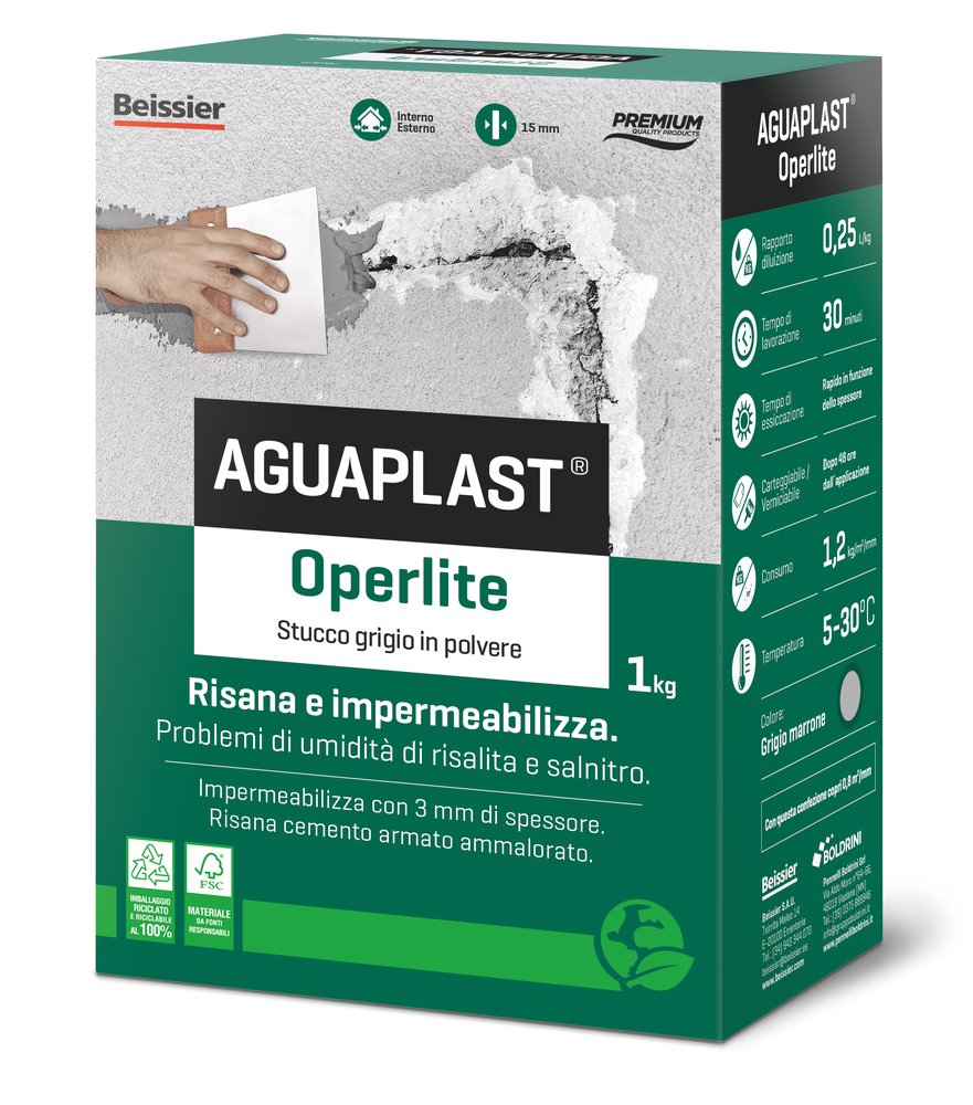 F3602100059 PVS Aguaplast OPERLITE polvere, kg 1 Art 61300 Boldrini