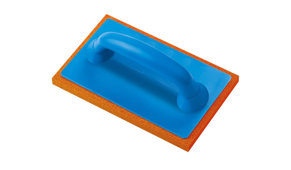 F360442461 Art. 042461 FRATTAZZO 21x14 in gomma arancione extra-morbida base in plastica Ausonia