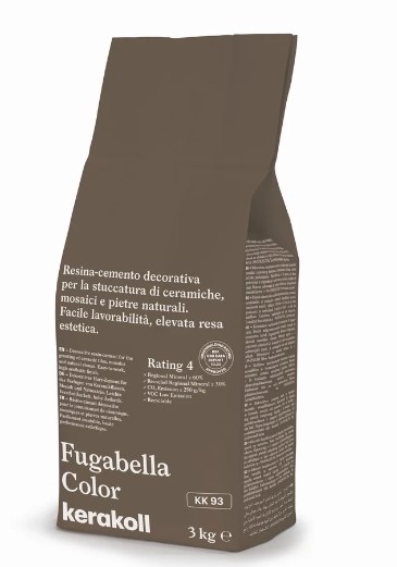 F3605KK93 STUCCO FUGABELLA COLOR colore KK93 sacco da 3kg 1 cf=12 kg art.K00016 Kerakoll