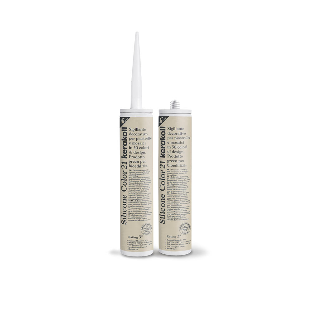 F3605SIL21 SILICONE COLOR colore KK107/21 cartuccia da 310ml 1 cf = 6 pz art. 50970 Kerakoll