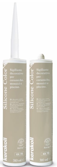 F3605SILKK79 SILICONE COLOR colore KK79 cartuccia da 310ml 1 cf = 6 pz art. 50940 Kerakoll