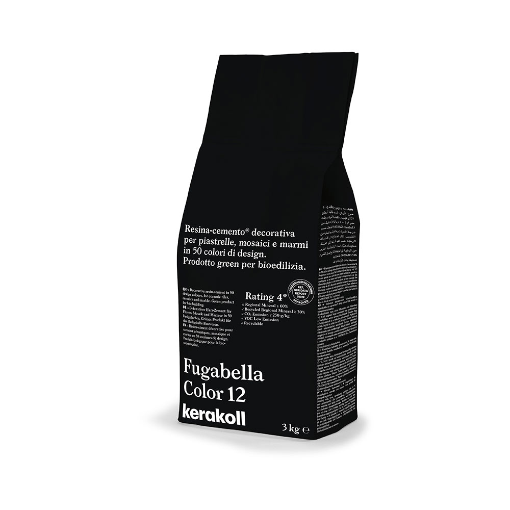 F3605ST12 STUCCO FUGABELLA COLOR colore 12/KK12 sacco da 3kg 1 cf=12 kg art.K0000G Kerakoll