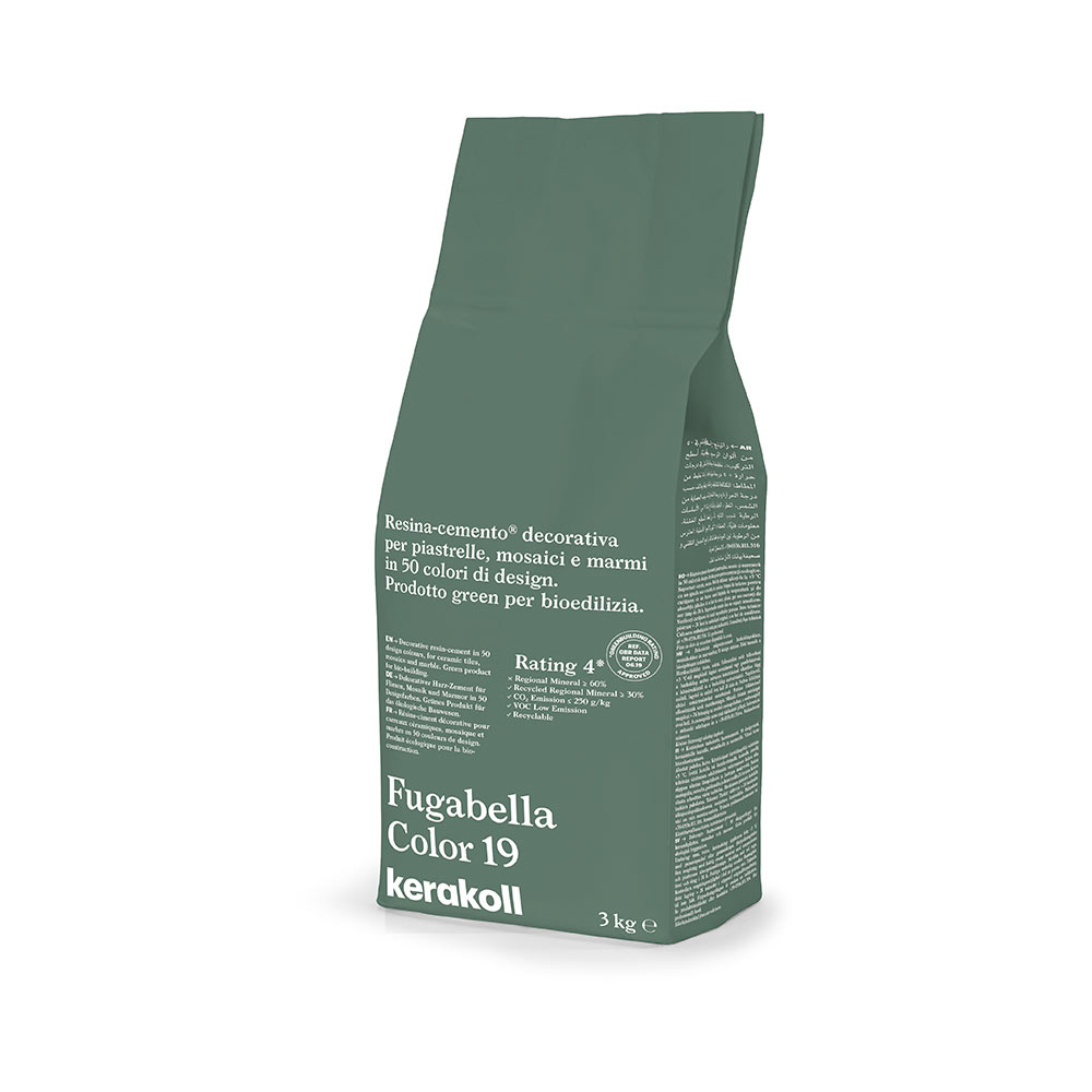 F3605ST19 STUCCO FUGABELLA COLOR colore 19/KK50 sacco da 3kg 1 cf=12 kg art.K0000P Kerakoll