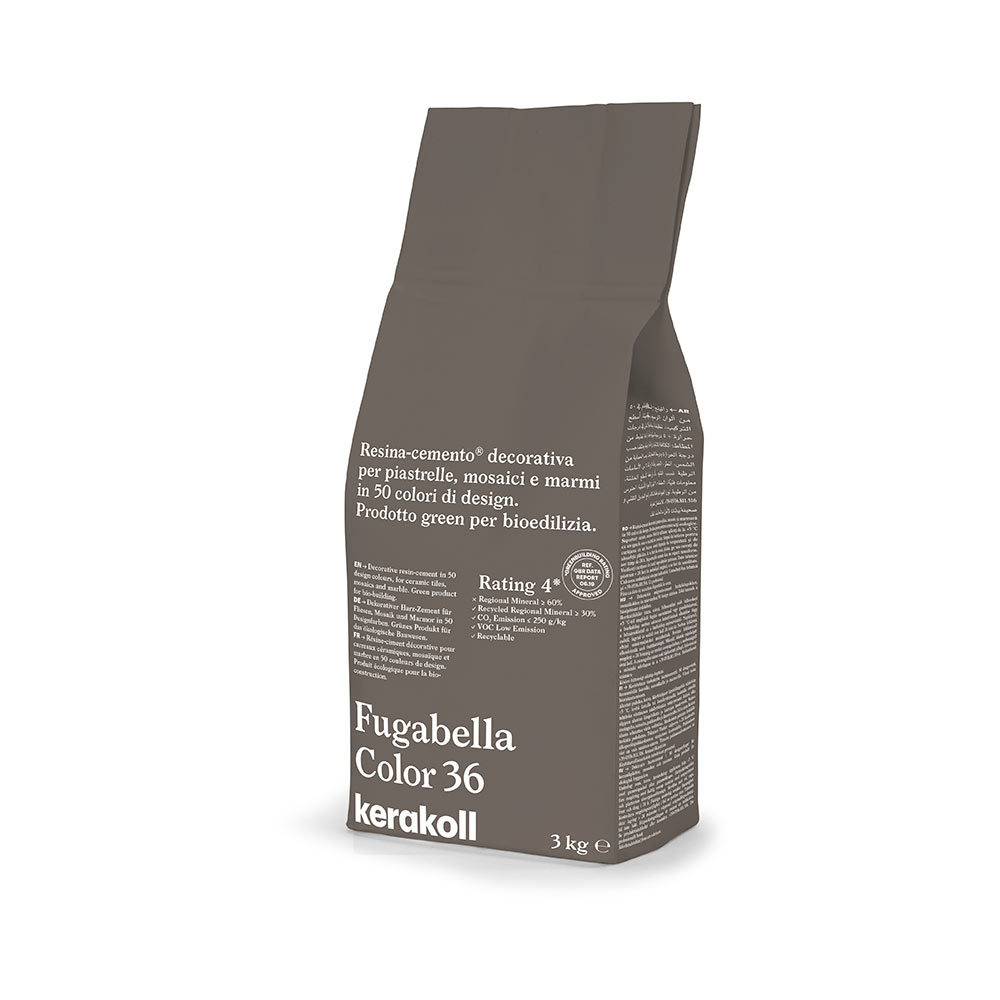 F3605ST36 STUCCO FUGABELLA COLOR colore 36/KK83 sacco da 3kg 1 cf=12 kg art.K0000Z Kerakoll