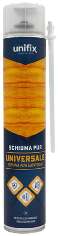 F3807010166 PVS SCHIUMA PU MANUALE UNIPUR B2-750ML Art. 0890 043 01 Unifix