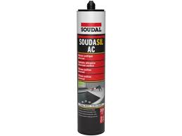 F3954128801 SOUDAL SILICONE SOUDASIL AC da 280 ml ACETICO BIANCO art.128801 Soudal