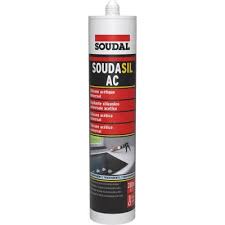 F3954128802 SOUDAL SILICONE SOUDASIL AC da 280 ml ACETICO TRASPARENTE art.128802 Soudal