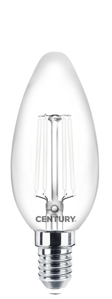 F39751060 PVS FIL. LED INCANTO WHITE CANDELA CHIARA 4,50W E14 2700K Art. INM1W-451427 Century