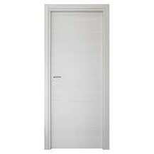 E37870016 35A+35B ANTA 90X210 VENERE-SIMPLY 70 LPN BATTENTE PORTA rever per INTERNI laminato bianco (telaio+coprifil)LFM 100X215  ...
