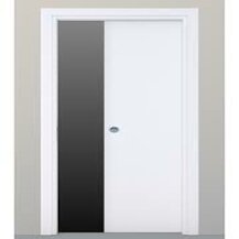 E37870018 15A+15B ANTA 90X210 SCORREVOLE PORTA bianco per eclisse (coprifili+kit scorrevole) LFM 100X215 mod EXTRA 90 La Venus