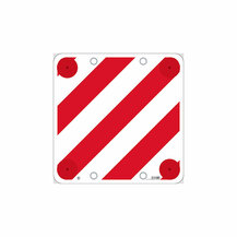 F305216302720 Cartello in POLIONDA CARICHI SPORGENTI 500x500mm NON OMOLOGATO CON OCCHIELLI Art. 05600000pob0500x0500 D B Verona