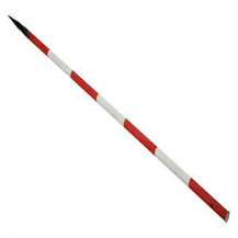 F3103702160020 LEGNO PALINA/picchetto bianco/rosso in LEGNO H cm.160 Art. 702160020 3G