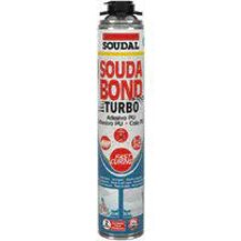F3954153175 SOUDAL SCHIUMA poliuretanica PISTOLA SOUDABOND TURBO GUN per incollaggio pannelli isolanti da 750ml art.153175 Soudal