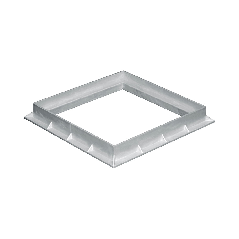 F3118112 TELAIO in PVC 300X300 GRIGIO per pozzetto per acqua art.ST30G First Plast
