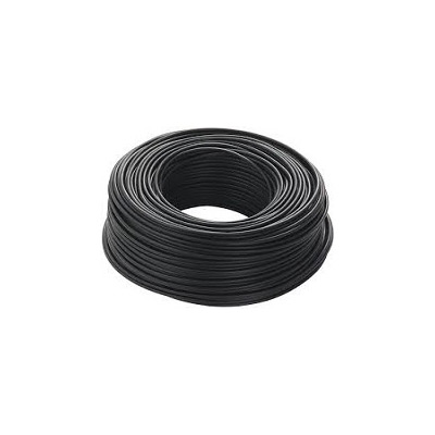 F31650004 sezione 2.5 MM CAVO ELETTRICO UNIPOLARE NERO filo di fase per impianto elettrico rotolo da 100mt Sonepar