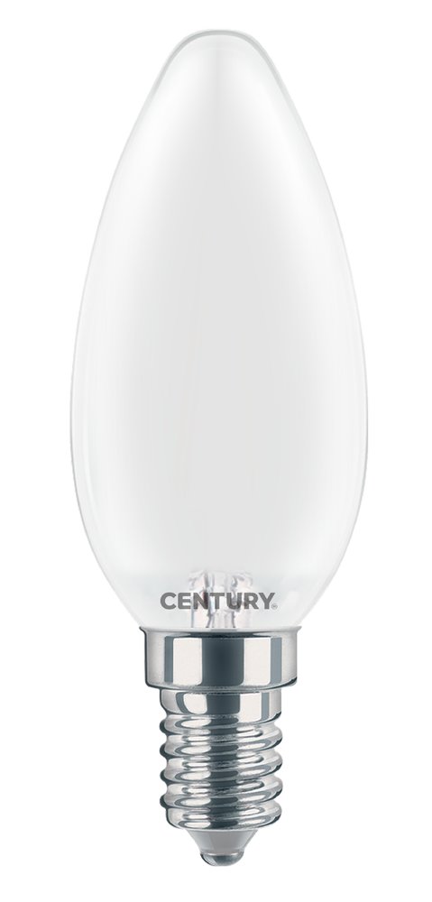 F39751051 PVS FIL. LED INCANTO SATEN CANDELA 6W E14 4000K Art. INSM1-061440 Century