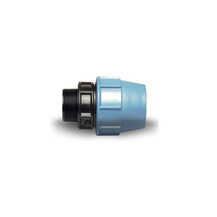 F3108202 Raccordo POLIPROPILENE DRITTO MASCHIO per tubo polietilene acqua Ø 32X1 art.1003032004030