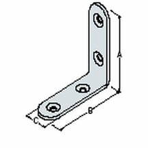 F3018100186 PVS Piastrina ad angolo, 40x40x15, cf=100pz Art. EC40/2 Friulsider