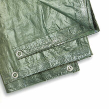 F302419303 TELONE OCCHIELLATO VERDE/GRIGIO GR.200/180 al mq. mis. MT.4X5 art.19303-75/72 Cenigomma/3MB-Biacchi