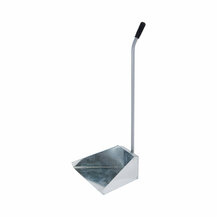 F36470014 ALZAIMMONDIZIA/CASSETTA/PATTUMIERA per immondizia lamiera in metallo zincato impugnatura in gomma h.70mm art.211/2 Biacc...